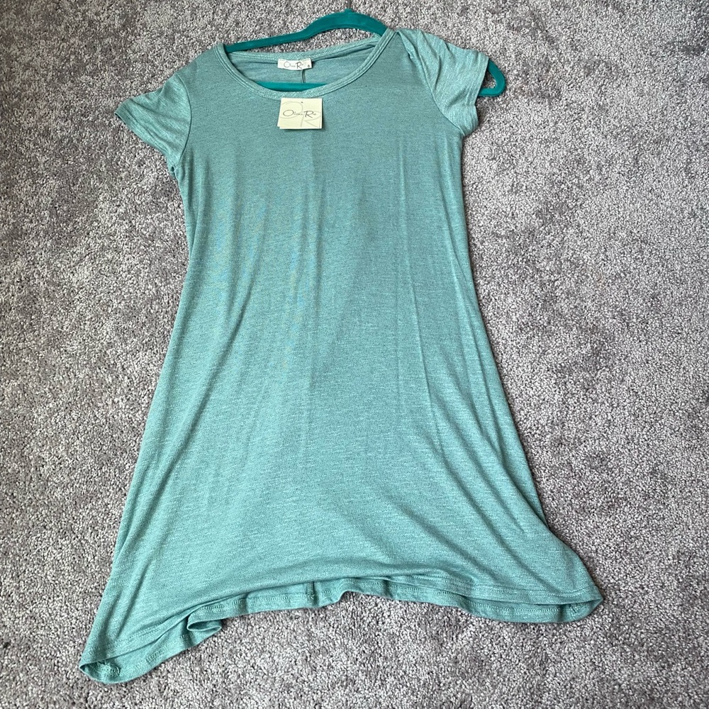Seafoam green T-Shirt Dress
